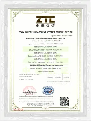 Food Safety Management System Certification