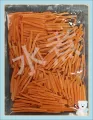 Boiled shredded carrots