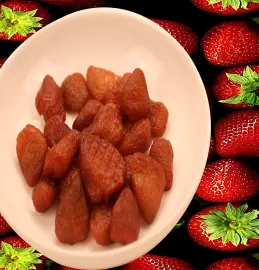 Dried strawberry